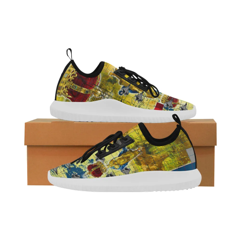 THE AIRSHOW  Ultra Light All Over Print Running Shoes for Women