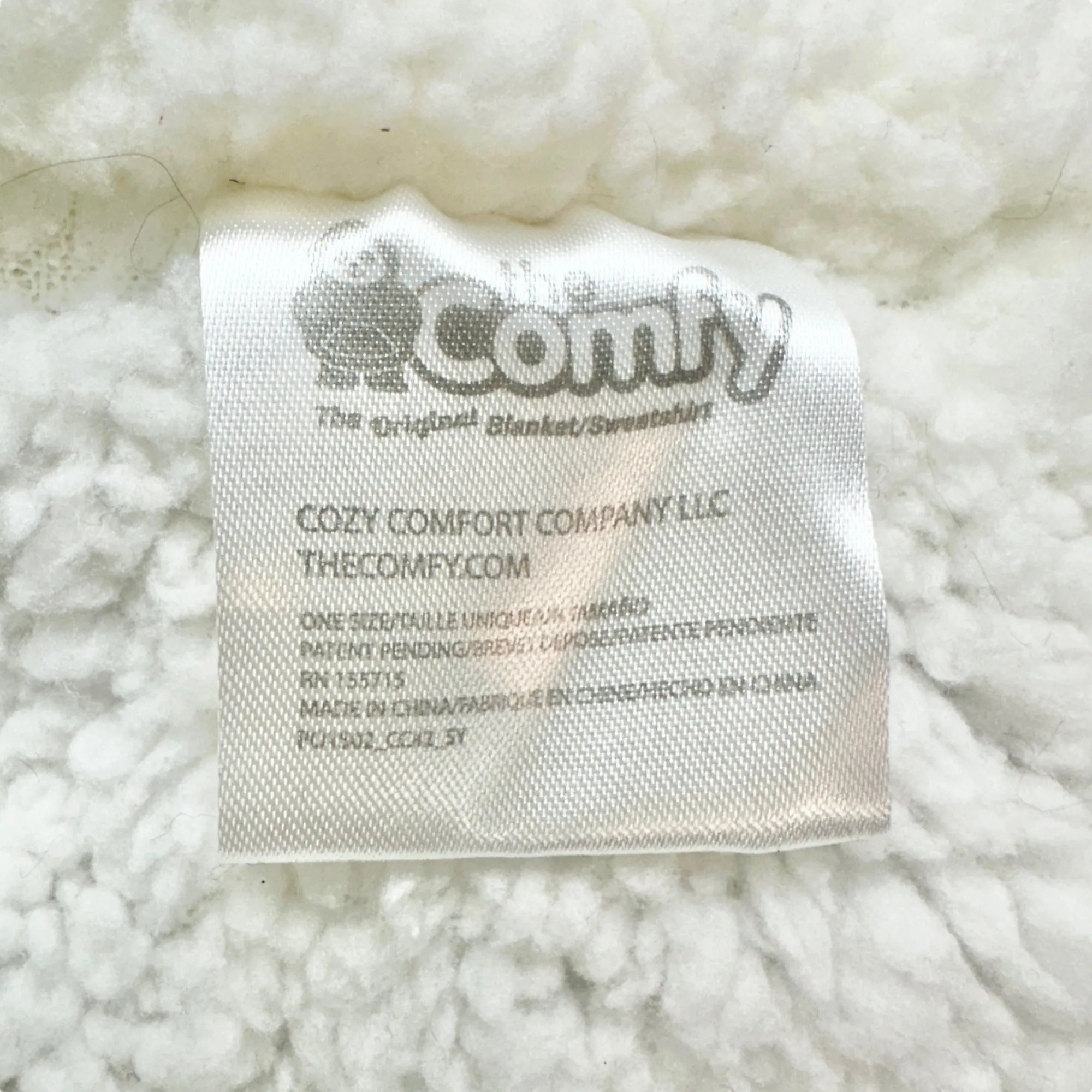 The Comfy Original The Blanket You Wear Blue Fleece Lined