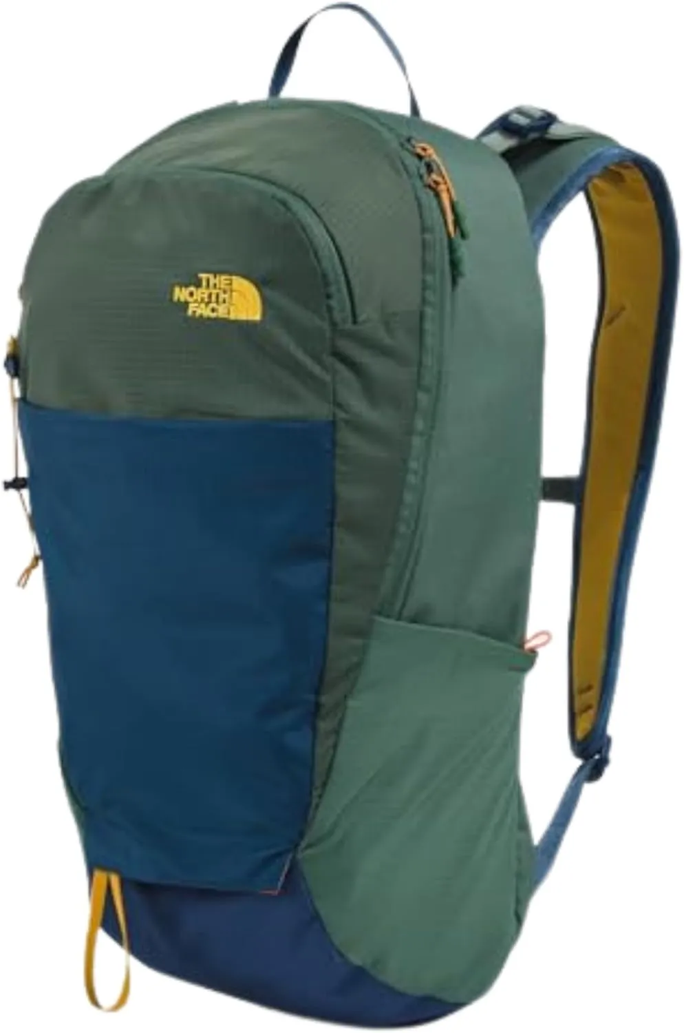 THE NORTH FACE Basin 18 Liter Technical Daypack with Rain Cover - PFAS Free, Duck Green/Shady Blue, One Size