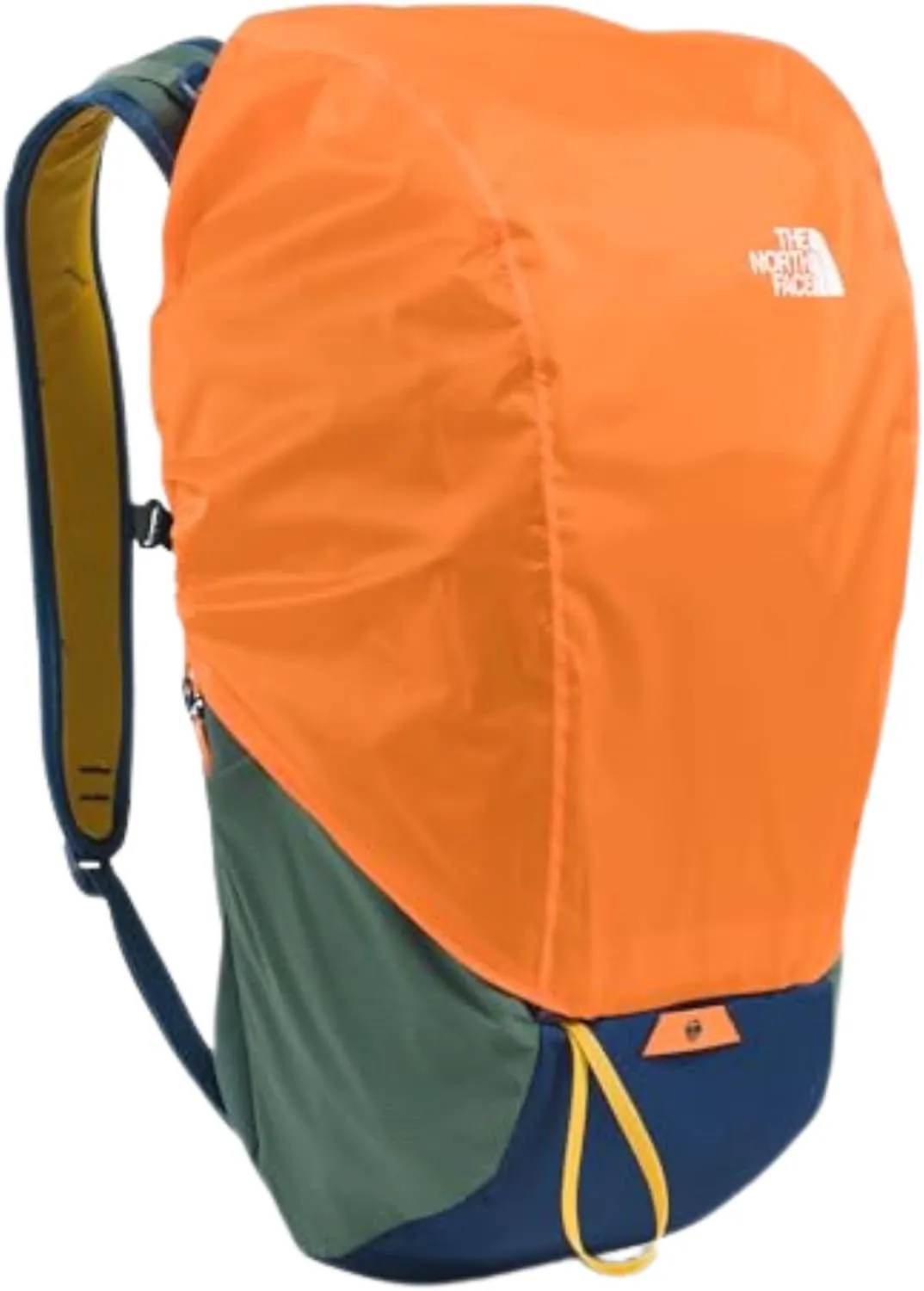 THE NORTH FACE Basin 18 Liter Technical Daypack with Rain Cover - PFAS Free, Duck Green/Shady Blue, One Size