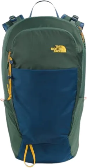 THE NORTH FACE Basin 18 Liter Technical Daypack with Rain Cover - PFAS Free, Duck Green/Shady Blue, One Size