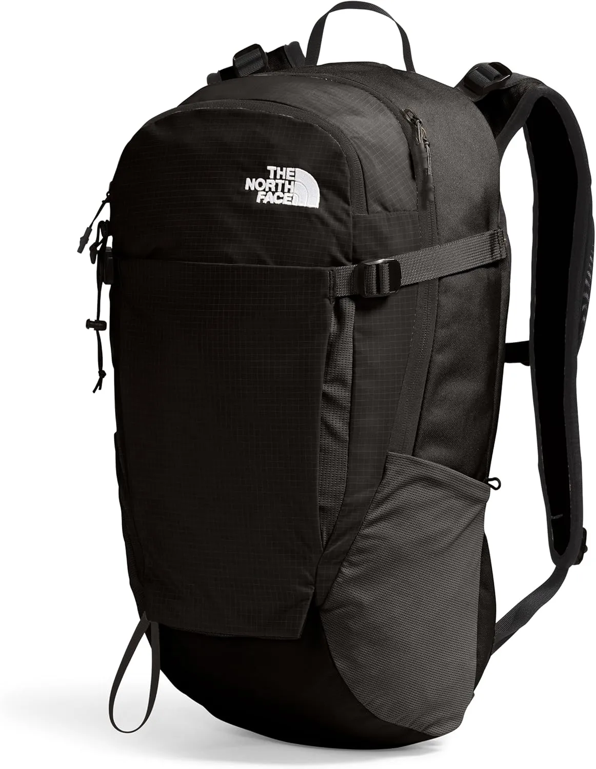 THE NORTH FACE Basin 24 Liter Daypack with Rain Cover - PFAS Free, TNF Black/TNF Black-NPF, One Size
