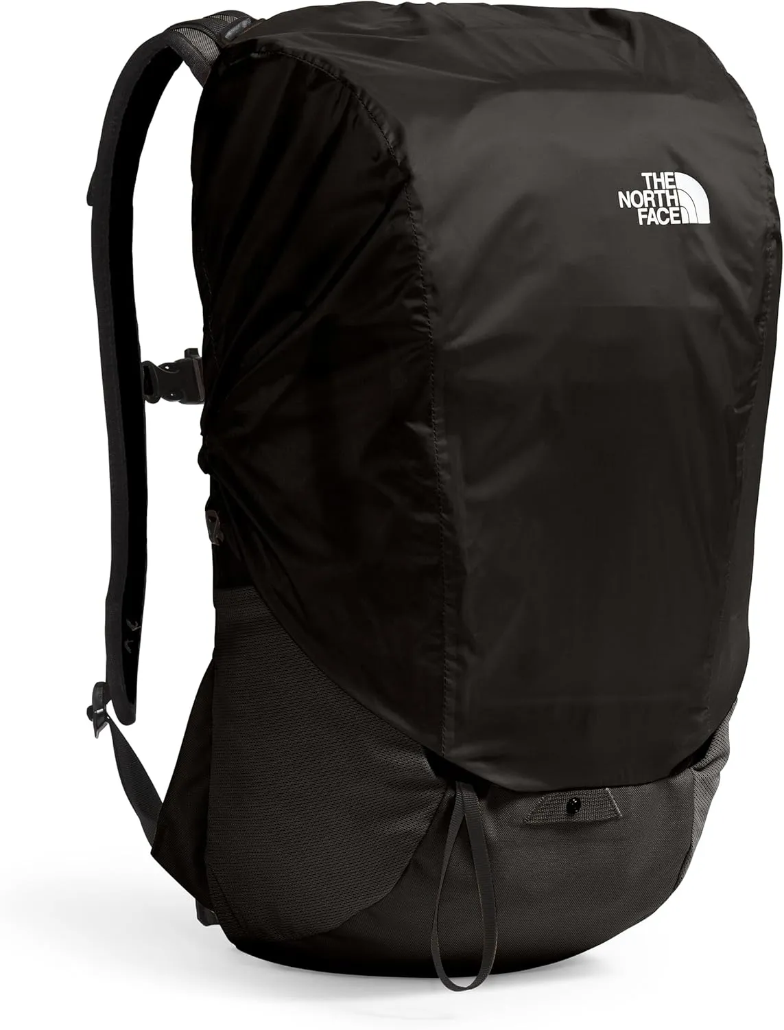 THE NORTH FACE Basin 24 Liter Daypack with Rain Cover - PFAS Free, TNF Black/TNF Black-NPF, One Size