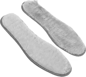 Thermal Insoles for Women Warm Cushioned 4 Pairs of Winter Slippers Inserts Non-Slip Sole Pads