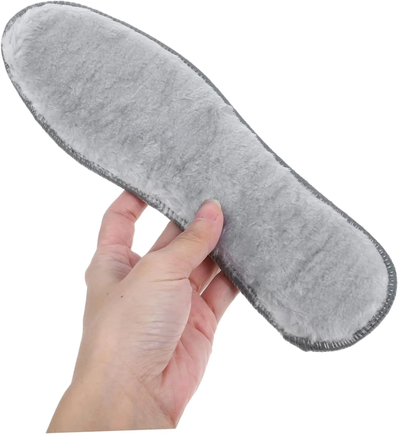 Thermal Insoles for Women Warm Cushioned 4 Pairs of Winter Slippers Inserts Non-Slip Sole Pads