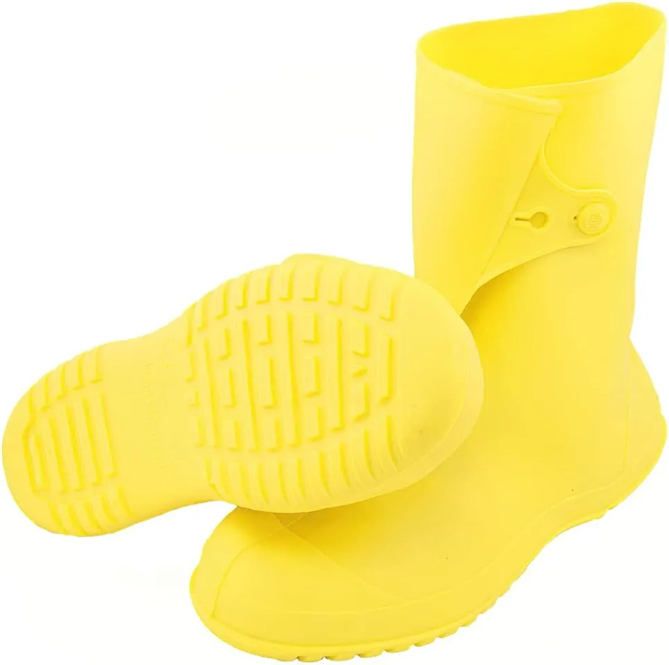 Tingley Workbrutes 35123 Waterproof PVC 10-Inch Height Overshoe, Small, Yellow