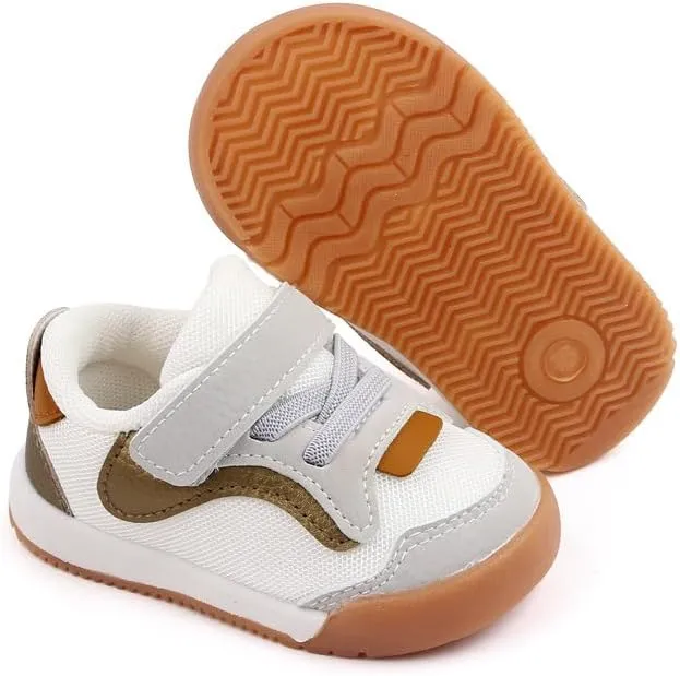 Toddler Baby Boys Girls Rubber Sole Mesh Breathable Adorable Running Sneakers, Sport Newborn Infant First Walkers Shoes