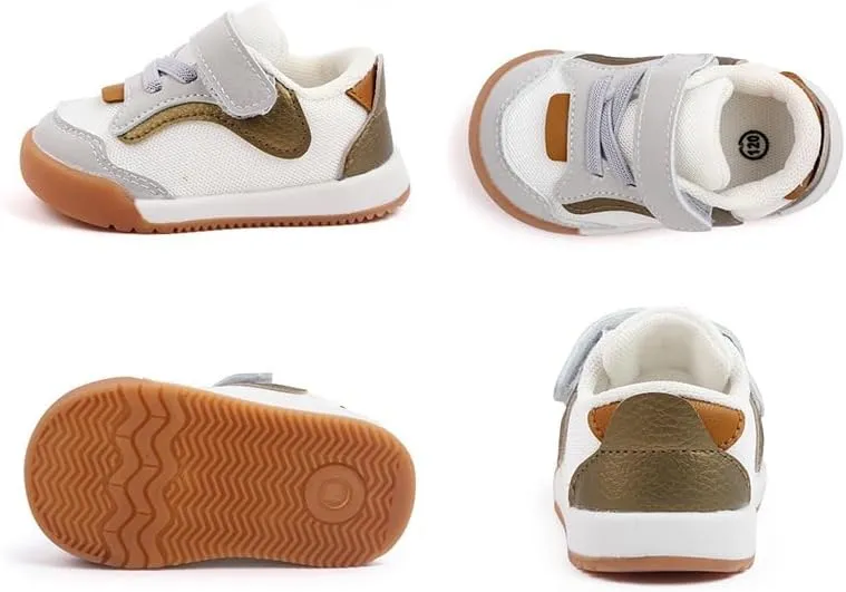 Toddler Baby Boys Girls Rubber Sole Mesh Breathable Adorable Running Sneakers, Sport Newborn Infant First Walkers Shoes