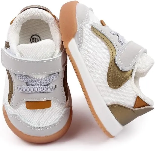 Toddler Baby Boys Girls Rubber Sole Mesh Breathable Adorable Running Sneakers, Sport Newborn Infant First Walkers Shoes