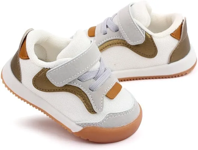 Toddler Baby Boys Girls Rubber Sole Mesh Breathable Adorable Running Sneakers, Sport Newborn Infant First Walkers Shoes