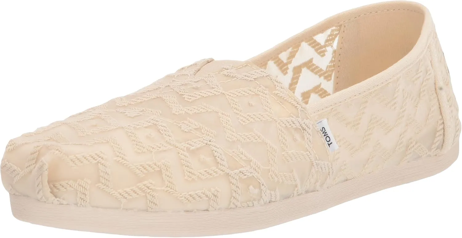 TOMS Alpargata Loafer Flat, Natural Chevron