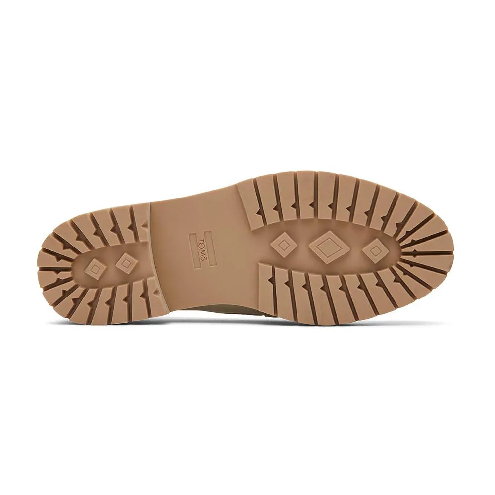 TOMS Women Cara Light Sand Leather Shoes