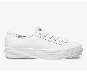 Triple Kick Leather White