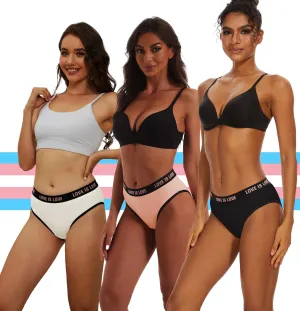 Tucking Gaff Panties for Transgender Women, (3 Pairs) Comfy, Sooth Hidden