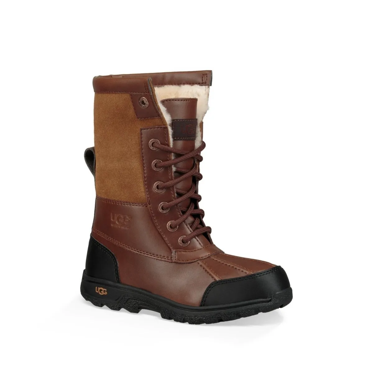UGG Boy's Butte II CWR Waterproof Boot Tan Leather