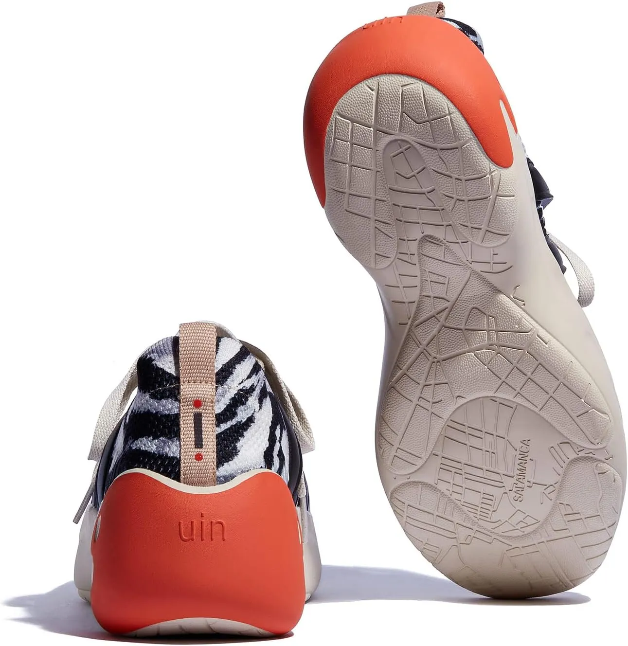 UIN Men's Art Travel Walking Shoes Slip On Casual Lightweight Wide Toe Comfort Fashion Sneaker Salamanca