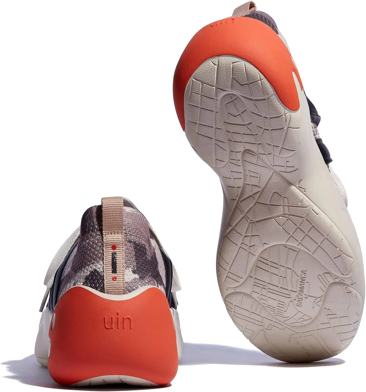 UIN Men's Art Travel Walking Shoes Slip On Casual Lightweight Wide Toe Comfort Fashion Sneaker Salamanca