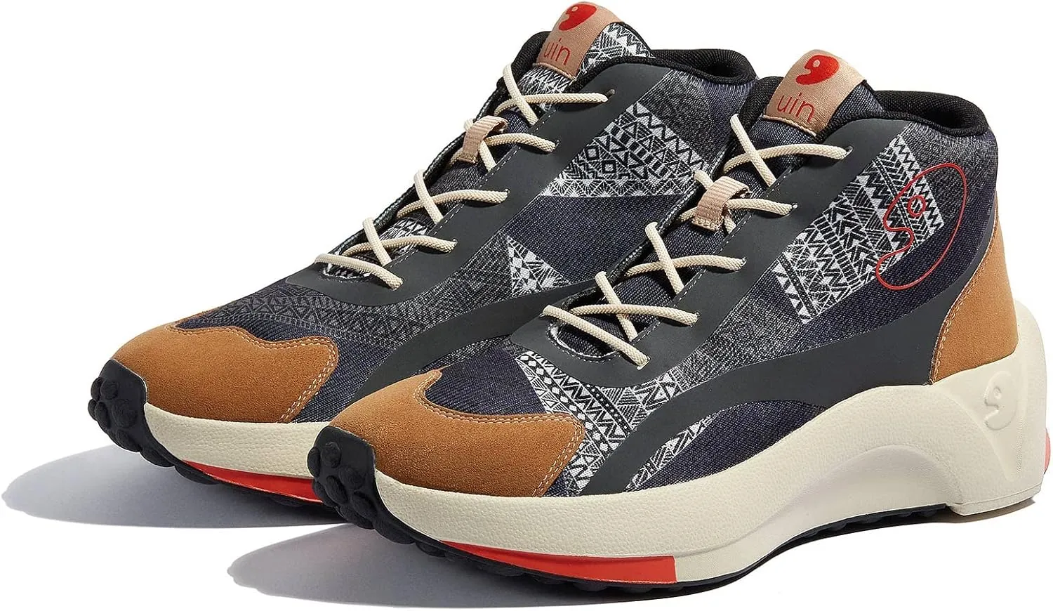 UIN Men's Art Travel Walking Shoes Slip On Casual Lightweight Wide Toe Fashion Sneaker Sevilla
