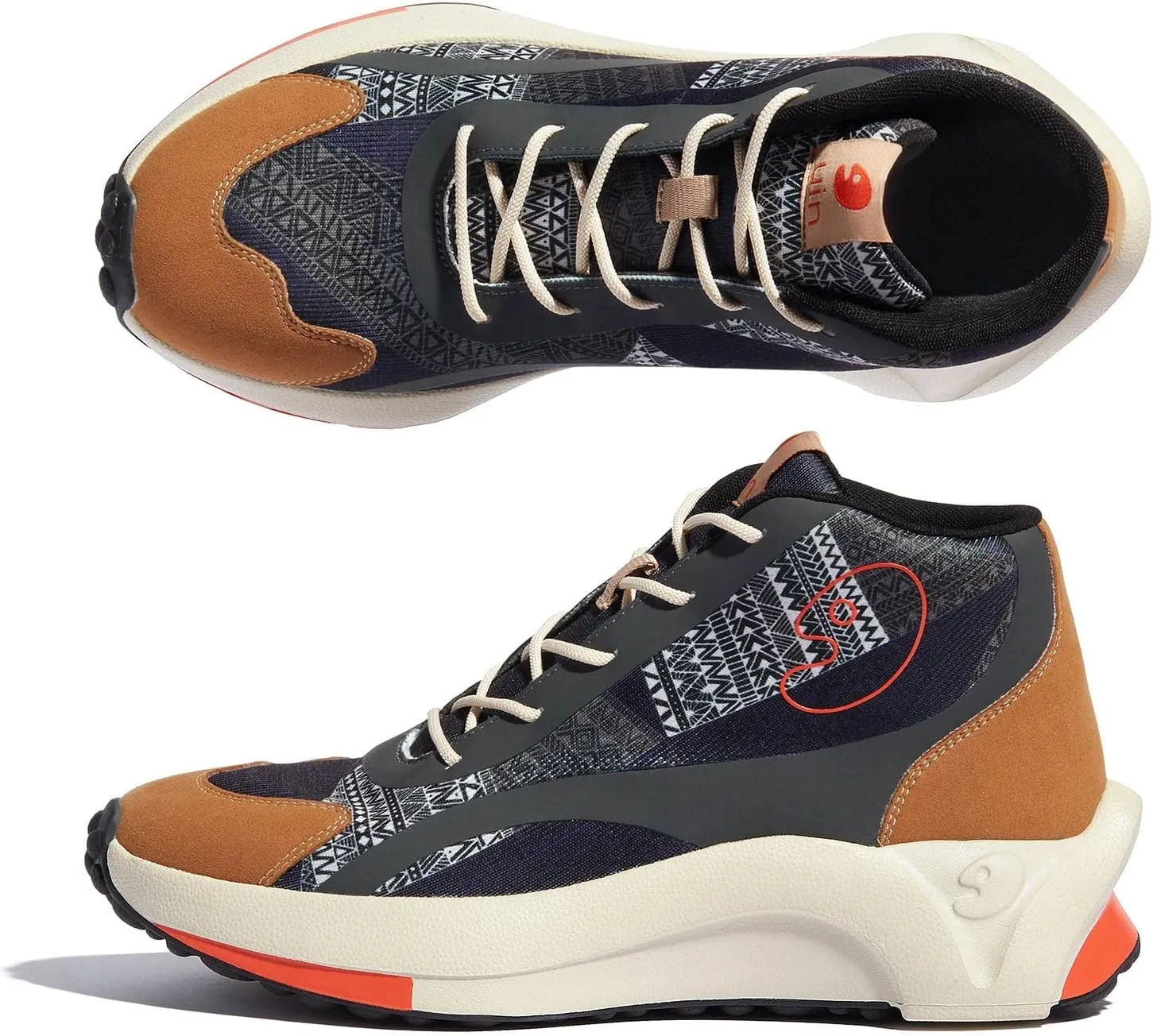 UIN Men's Art Travel Walking Shoes Slip On Casual Lightweight Wide Toe Fashion Sneaker Sevilla
