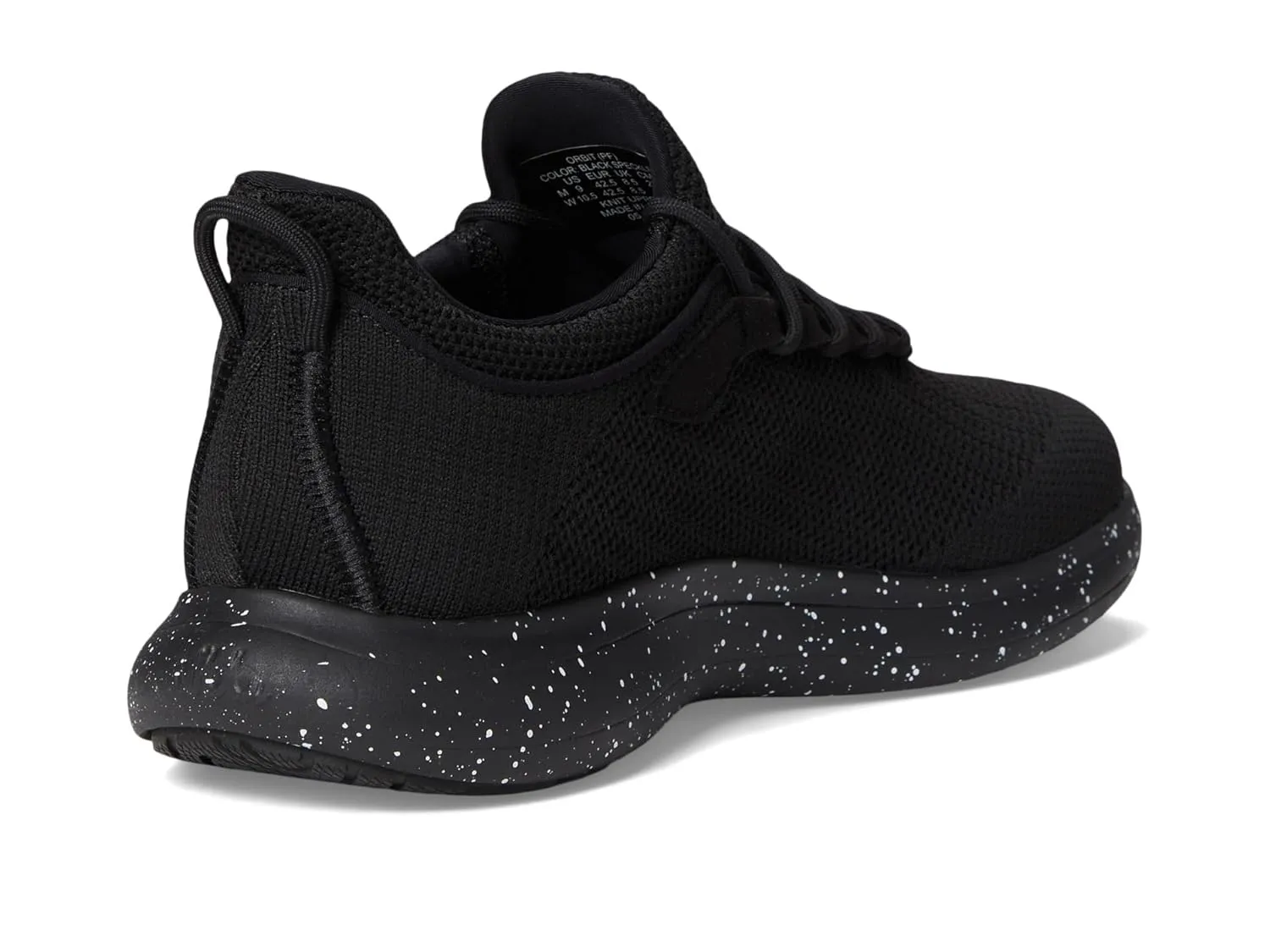 Unisex Orbit Work Sneaker Food Service Shoe, Black Speckle 2, 5 US Women