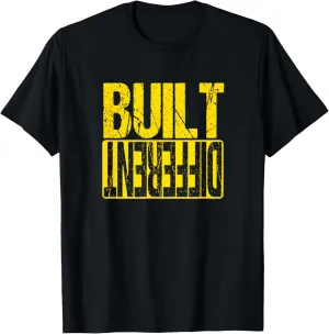 University Varsity-Gold Built Different Varsity-Gold T-Shirt