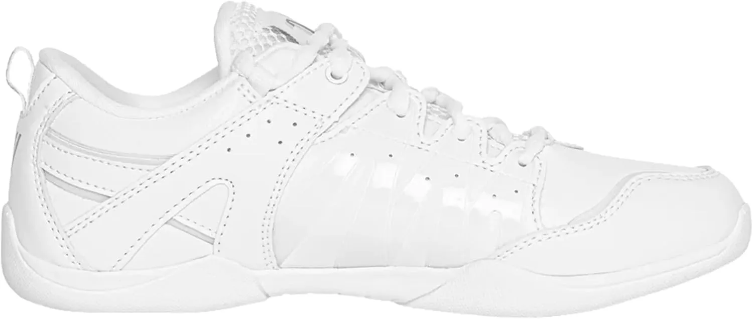 Varsity Spirit Charge Cheer Shoes for Girls - Lightweight and Durable White Cheer Shoes for Cheerleaders and Athletes
