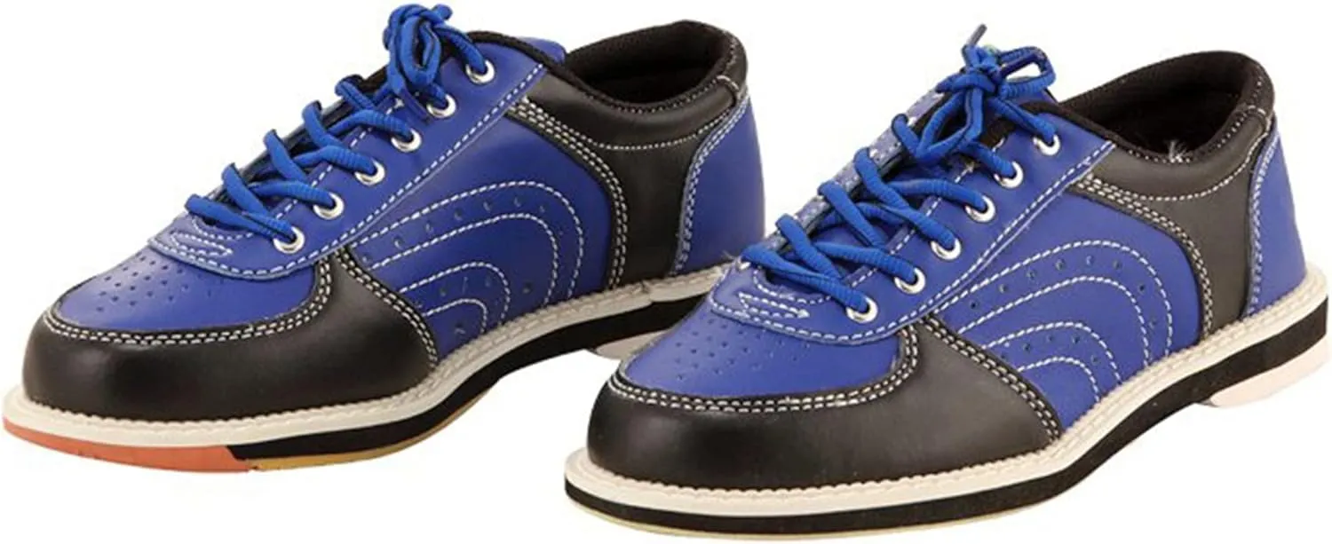 VEACAM Bowls Shoes for Women, Leather Women's Bowling Trainers Casual Bowling Athletic Shoes Lightweight Bowls Fitness Sneakers