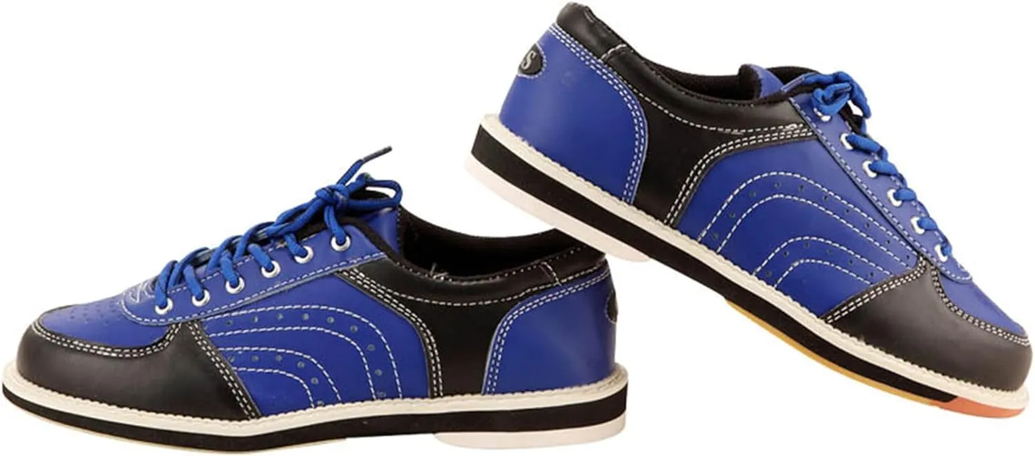 VEACAM Bowls Shoes for Women, Leather Women's Bowling Trainers Casual Bowling Athletic Shoes Lightweight Bowls Fitness Sneakers