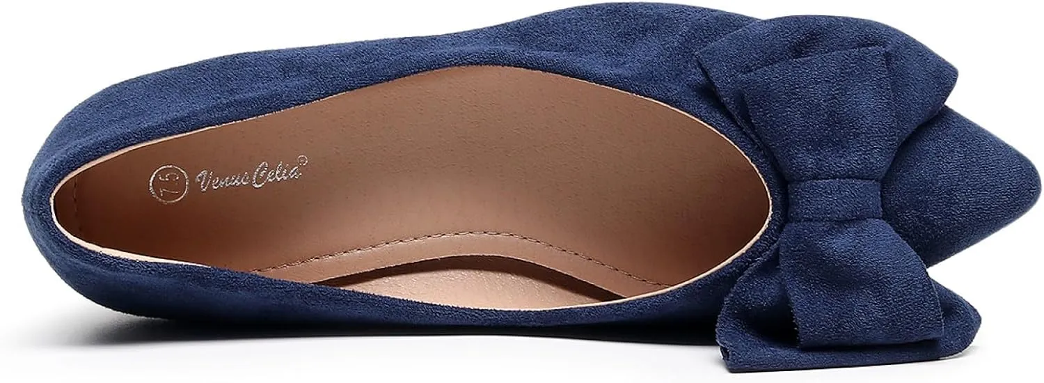 VenusCelia Women's Butterfly Flat Shoe