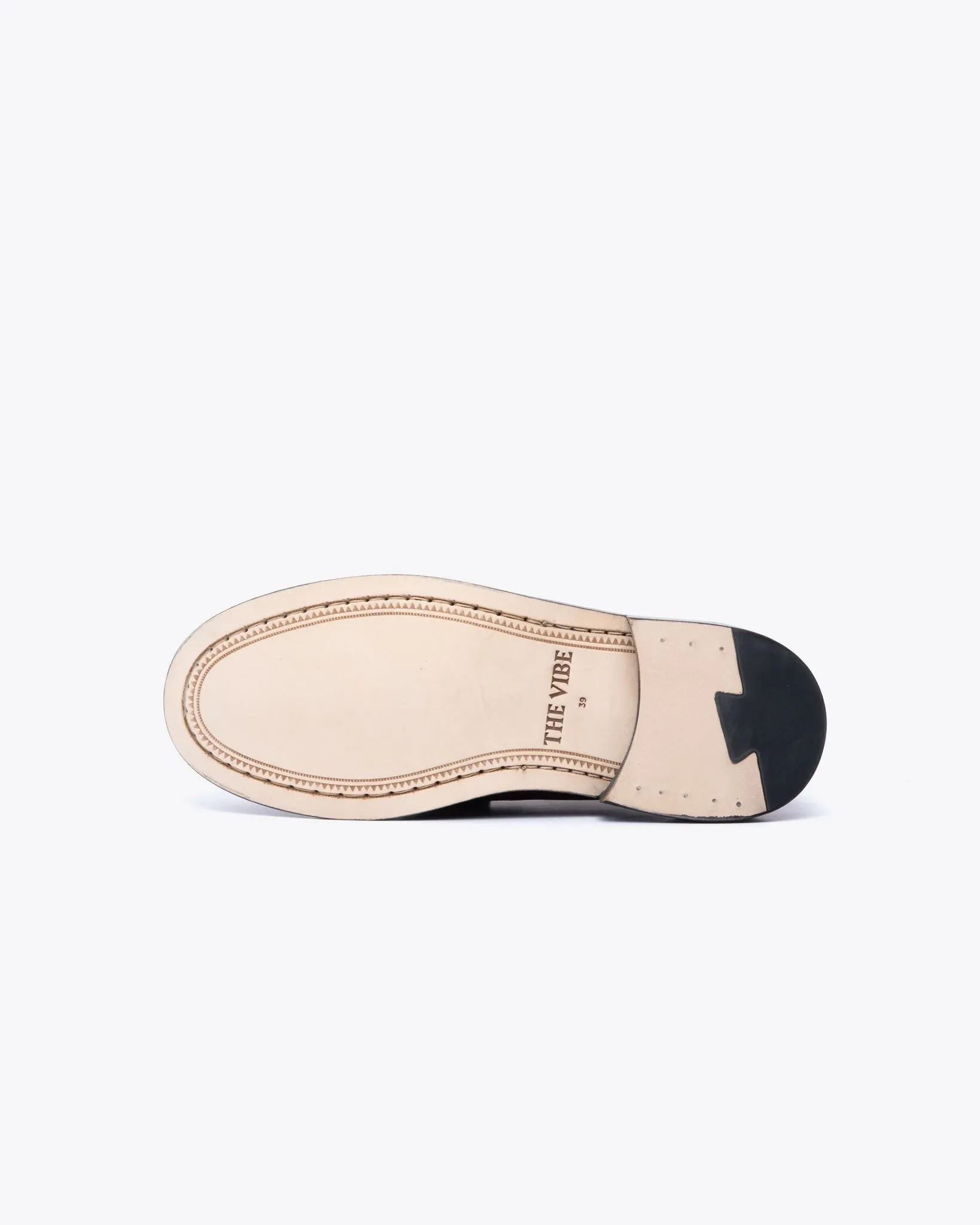 Vinny's Yardee Mocassin Loafer Lizard Pattern Brown