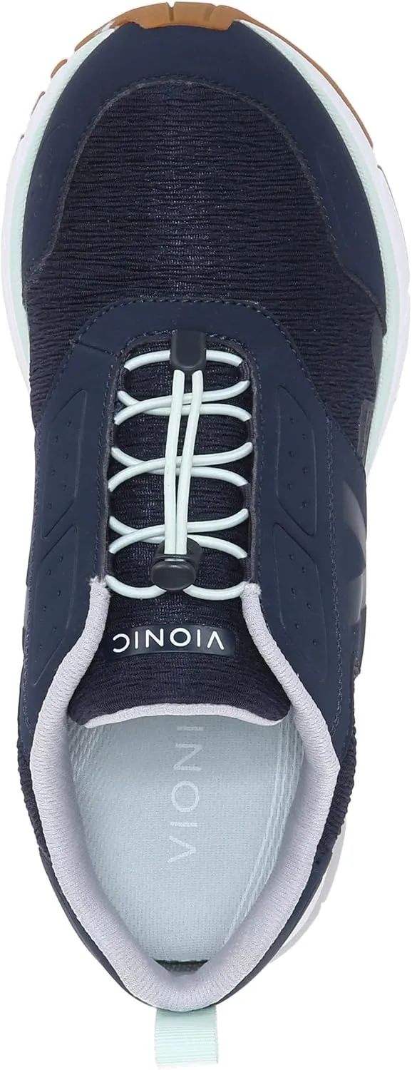 Vionic Drift Deon VIO-Flex Insole Active Sneaker- Supportive Walking Trainers That Includes an Orthotic Insole and Cushioned Outsole for Arch Support, Medium and Wide Fit, Sizes 5-12