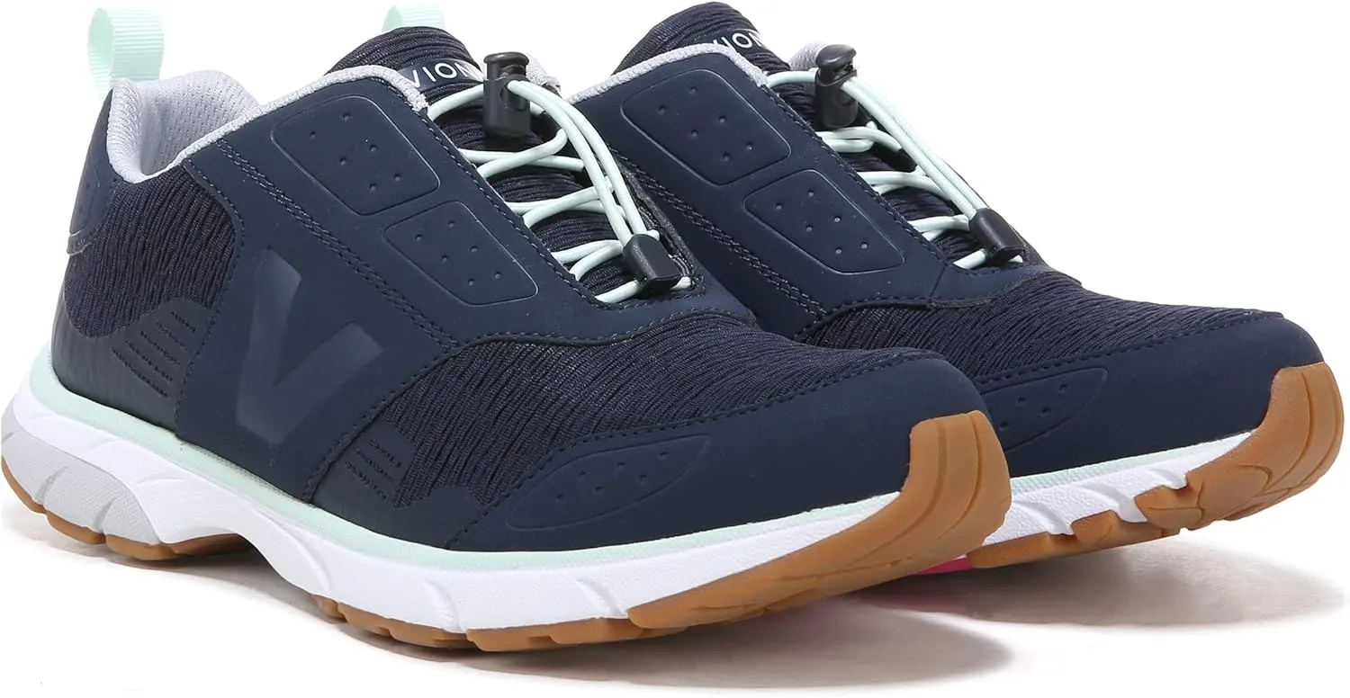 Vionic Drift Deon VIO-Flex Insole Active Sneaker- Supportive Walking Trainers That Includes an Orthotic Insole and Cushioned Outsole for Arch Support, Medium and Wide Fit, Sizes 5-12