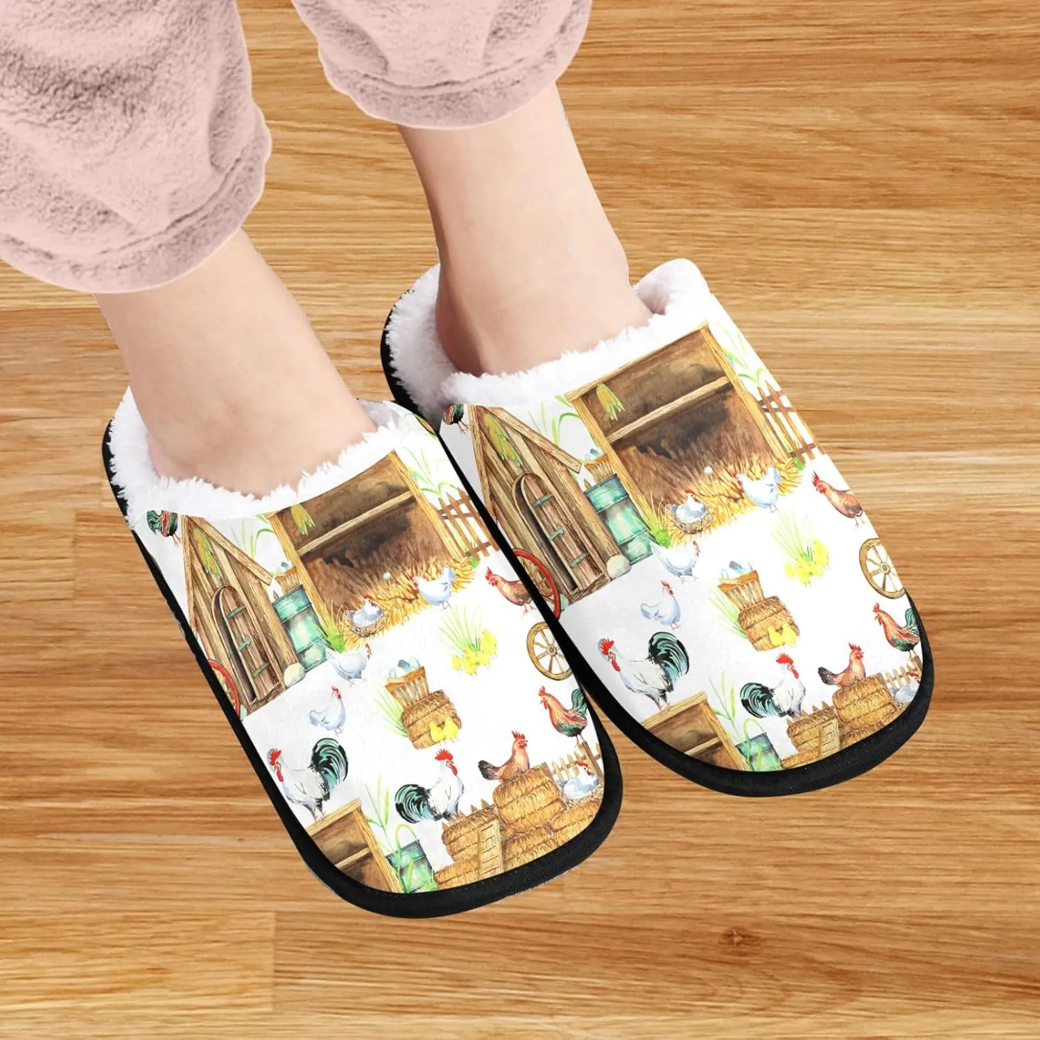 visesunny Modern Slippers for Women Mens Winter Womens Slipper Warm Comfy Memory Foam House Slippers Shoes Bedroom Cozy Indoor Outdoor Slippers