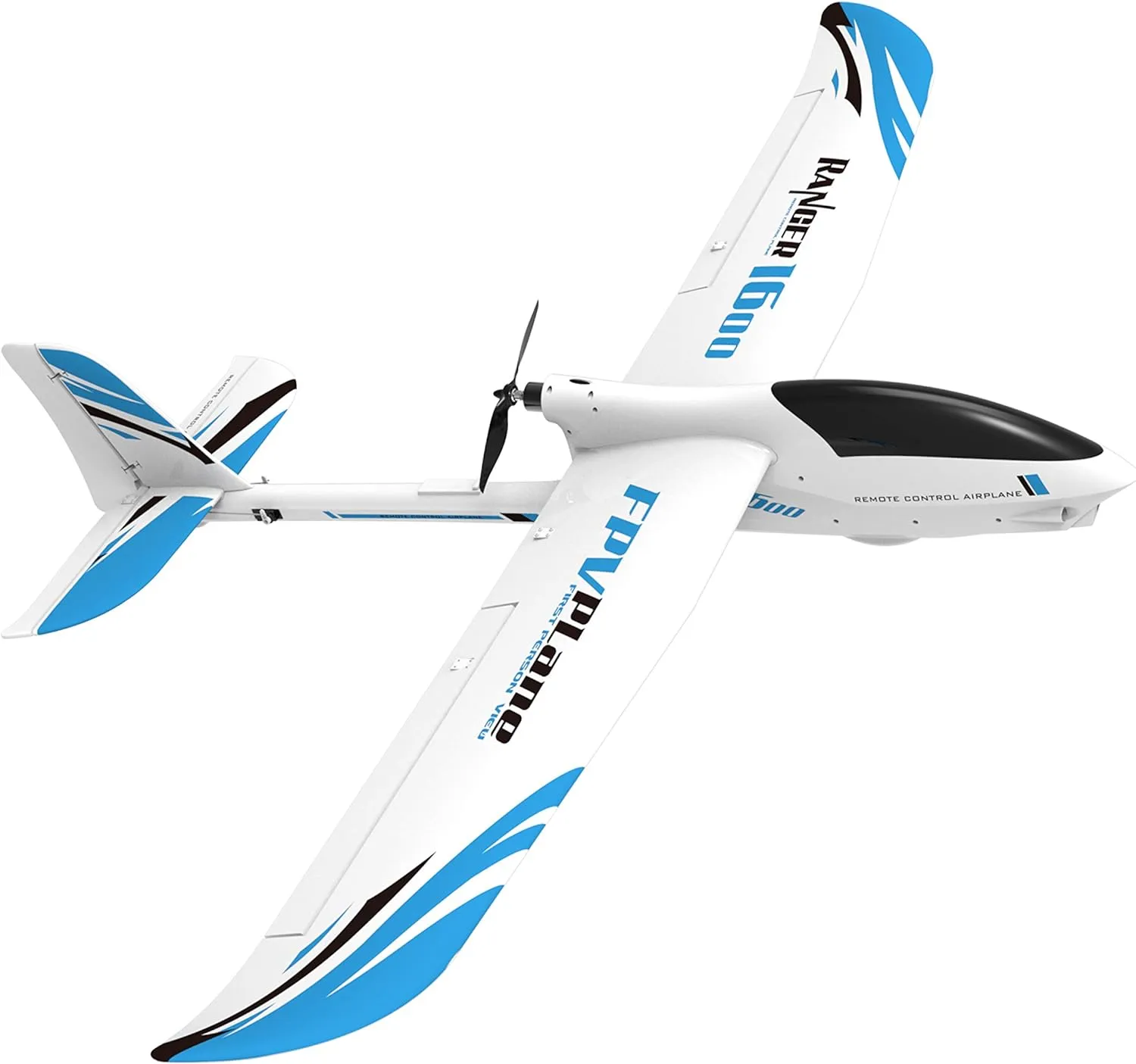 VOLANTEXRC RC Plane Glider Ranger 1600 PNP Version (Transmitter, Battery, Charger and Reciever Not Included), 1600m FPV Remote Control Airplane for Adults (EXA75707P)