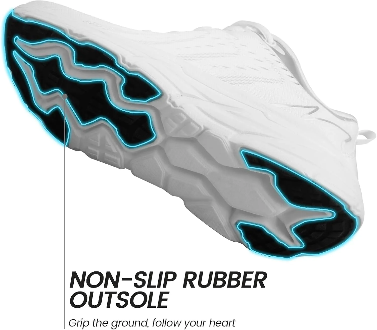 Walking Shoes for Women- Lightweight, Slip On, Breathable Sneakers for Running, Walking, Jogging, Gym