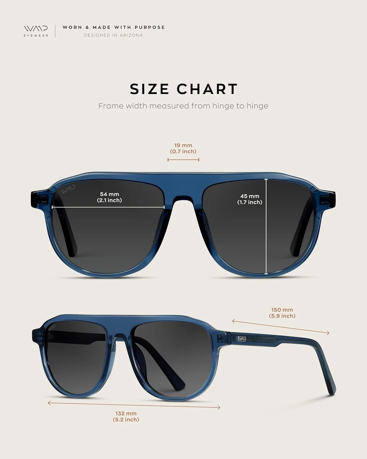 WearMe Pro Bold Retro Polarized Aviator Sunglasses | Geometric Flat Top Frame Design, Gradient Lenses