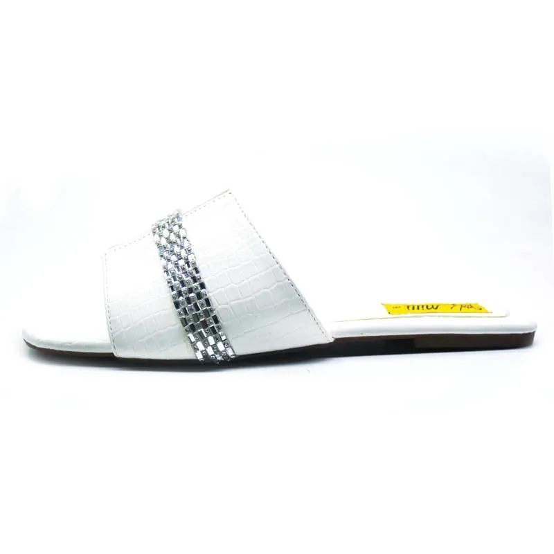 White Casual Slipper