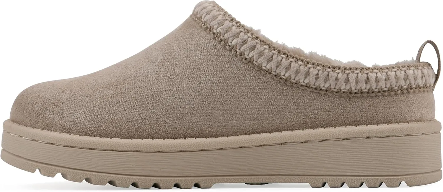 WHITE MOUNTAIN Kids Girls' Lucianna Faux Fur Slipper Clog