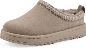 WHITE MOUNTAIN Kids Girls' Lucianna Faux Fur Slipper Clog