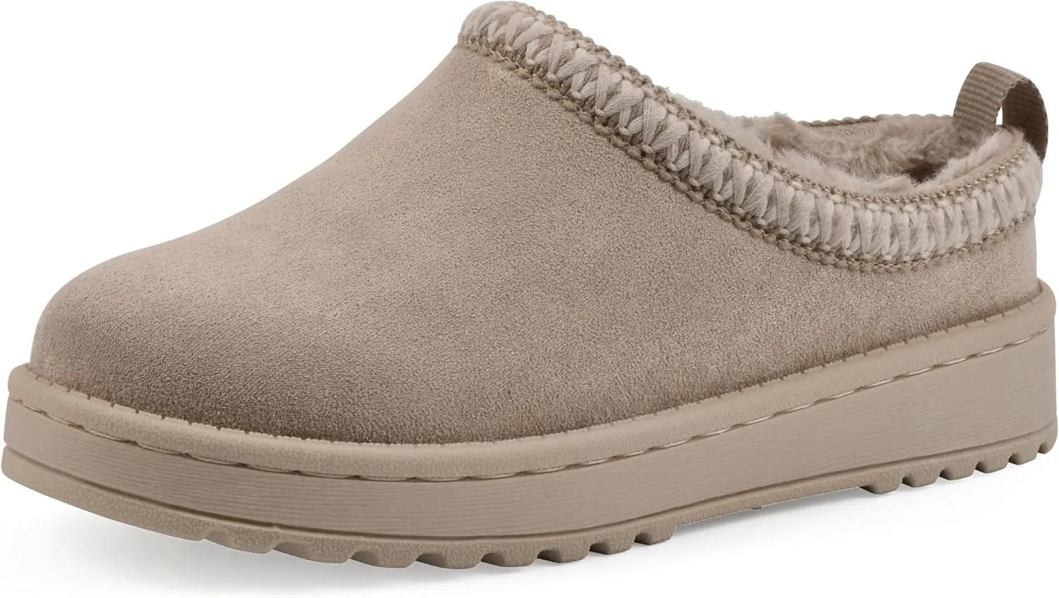 WHITE MOUNTAIN Kids Girls' Lucianna Faux Fur Slipper Clog