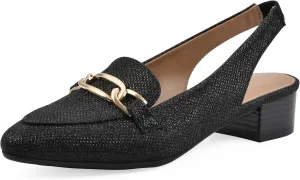 WHITE MOUNTAIN Women's Boreal Low Block Loafer Heel