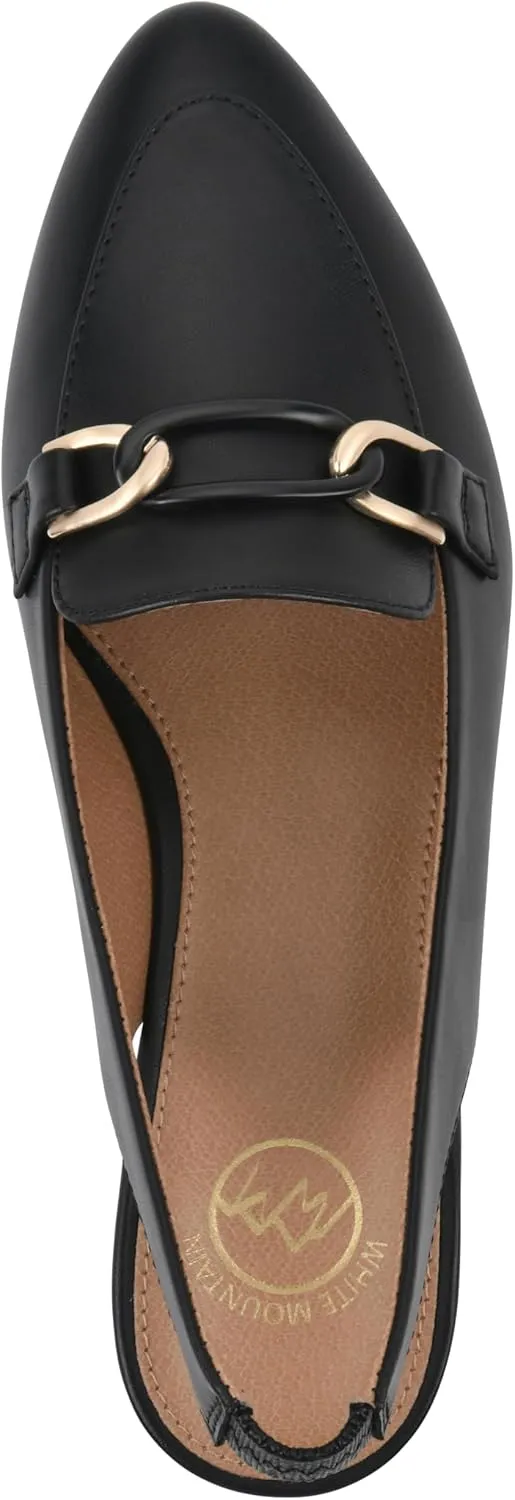 WHITE MOUNTAIN Women's Boreal Low Block Loafer Heel
