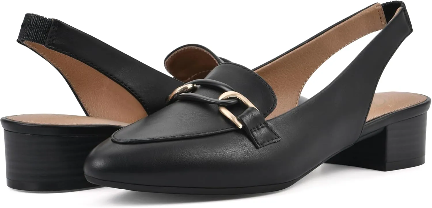 WHITE MOUNTAIN Women's Boreal Low Block Loafer Heel