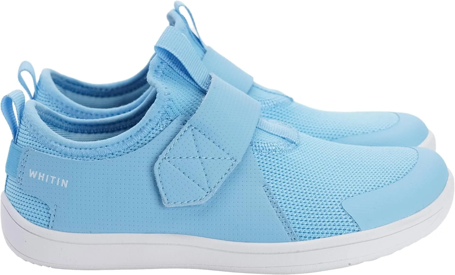 WHITIN Little/Big Kid Wide Width Barefoot Shoes | Boys/Girls Minimalist Elastic Opening Sneakers | Flexible- Zero Drop Sole