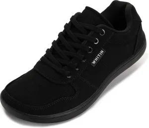 WHITIN Wide Toe Box Barefoot Sneakers for Women | Lightweight Canvas Minimalist Shoes
