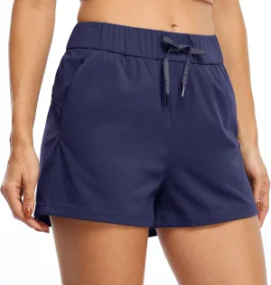 Willit Women's Shorts Hiking Athletic Shorts Yoga Lounge Active Workout Running Shorts Comfy Casual with Pockets 2.5"