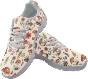 Women Athletic Walking Shoes Lace Up Lightweight Casual Running Shoes Sneaker Gym Travel