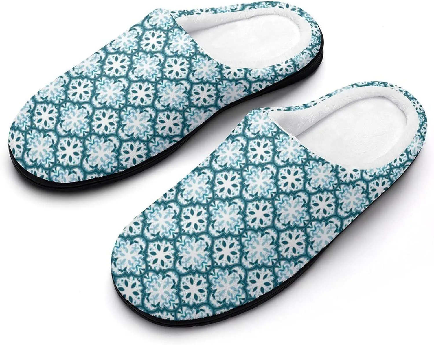 Women House Slippers Ladies Halloween Cotton Slipper Memory Foam Clog Slippers Non-Slip Sole Warm Indoor Outdoor Shoes