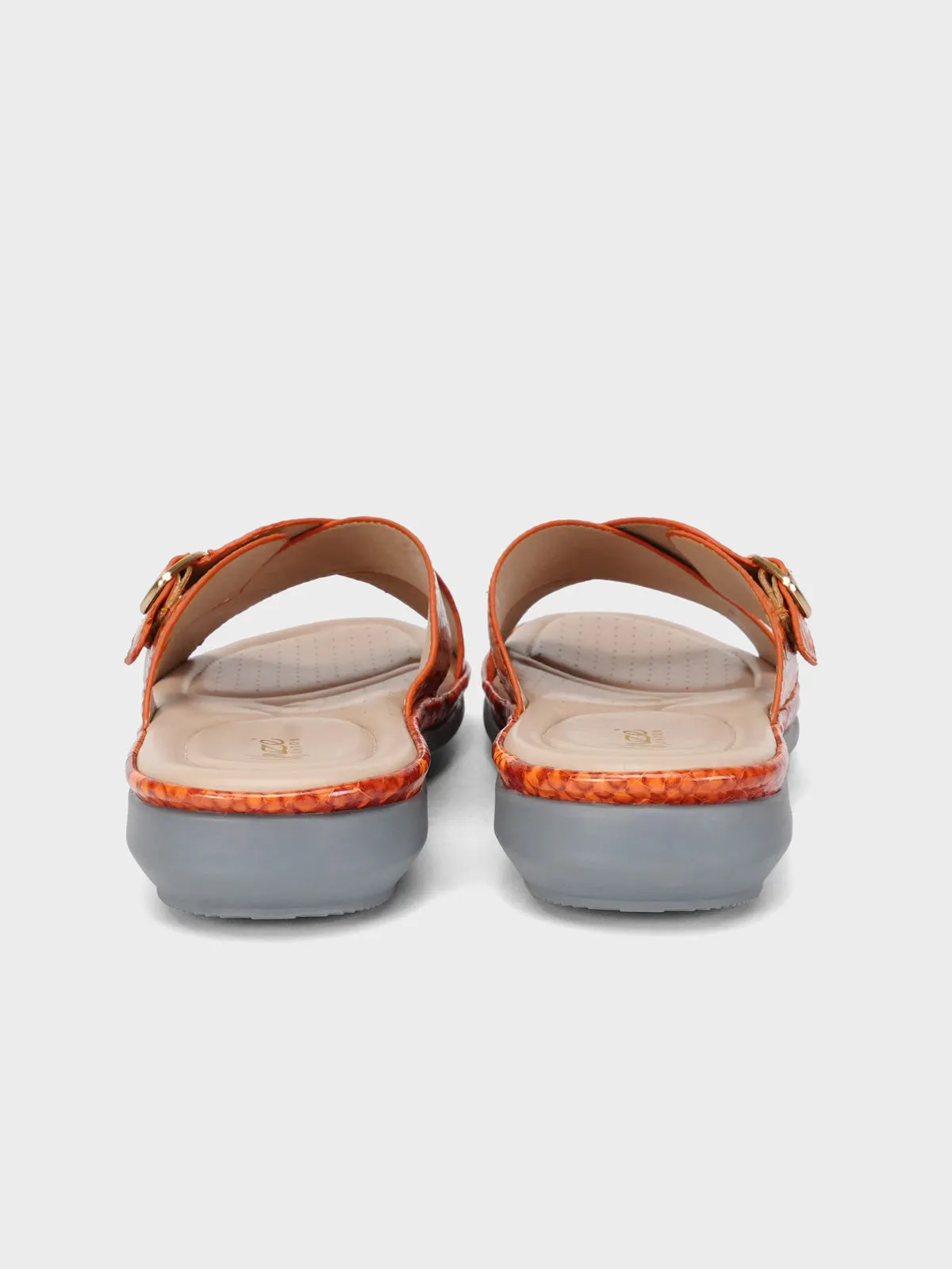 Women "CRESIDA" Crossover Comfy Flat Slippers