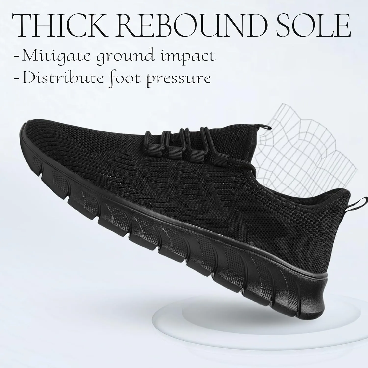 Women Shoes Running Walking Tennis Slip on Lightweight Sneakers Ladies Comfortable Non Slip Workout Summer Shoes